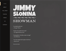 Tablet Screenshot of jimmyslonina.com